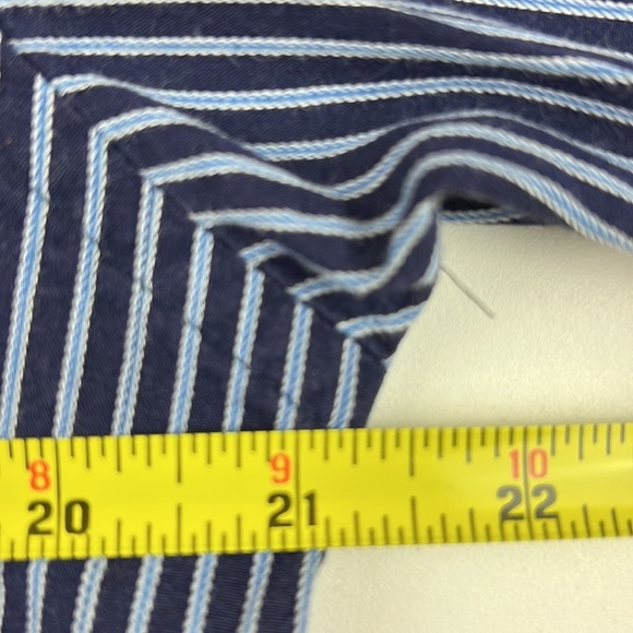 Michael Kors Blue pinstripe button down shirt - Picture 5 of 9